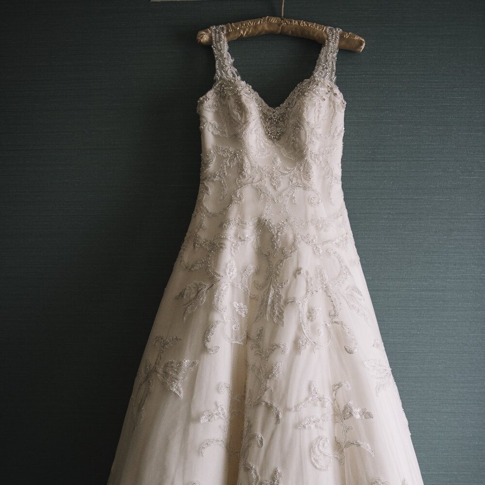 Vintage Christine Dando Wedding Dress - The Faye Dunaway